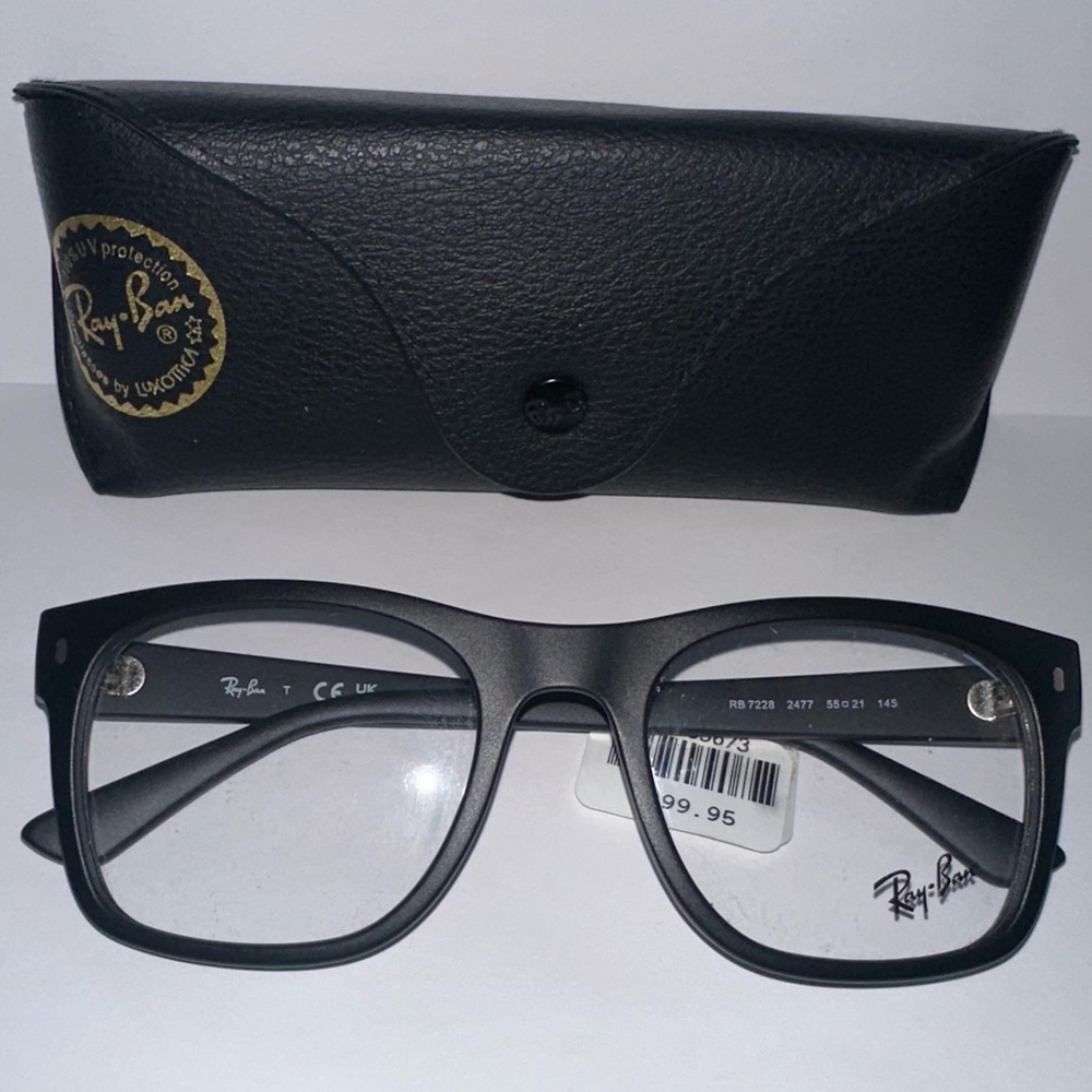 Ray-Ban RB 7228 Men's Eyeglass Frame In Matte Black